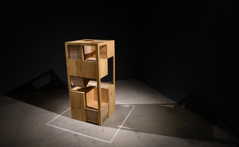 The exhibition is a site-specific experimental project presented by the Gujral Foundation. Butail has used video, sound, sculpture and interactive installations to offer the viewers glimpses of these collective performances. Image courtesy GallerySKE and The Gujral Foundation The exhibition is a site-specific experimental project presented by the Gujral Foundation. Butail has used video, sound, sculpture and interactive installations to offer the viewers glimpses of these collective performances. Image courtesy GallerySKE and The Gujral Foundation
