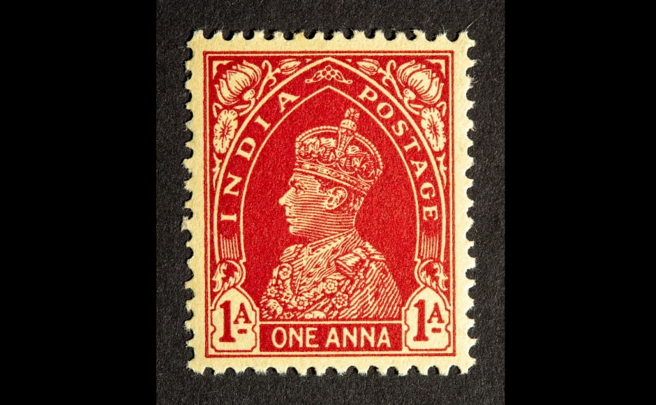 Yet another collection in the exhibit is the King George VI series. The piece featured here depicts the face of George VI, the last Emperor of India and was issued in 1937 towards the twilight of the British Raj. Image courtesy: The Ewari Collection Yet another collection in the exhibit is the King George VI series. The piece featured here depicts the face of George VI, the last Emperor of India and was issued in 1937 towards the twilight of the British Raj. Image courtesy: The Ewari Collection