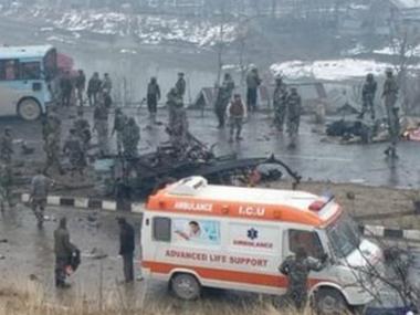 40 CRPF personnel killed in terror attack as explosive-laden vehicle rams into military convoy in Jammu and Kashmir's Pulwama 40 CRPF personnel killed in terror attack as explosive-laden vehicle rams into military convoy in Jammu and Kashmir's Pulwama