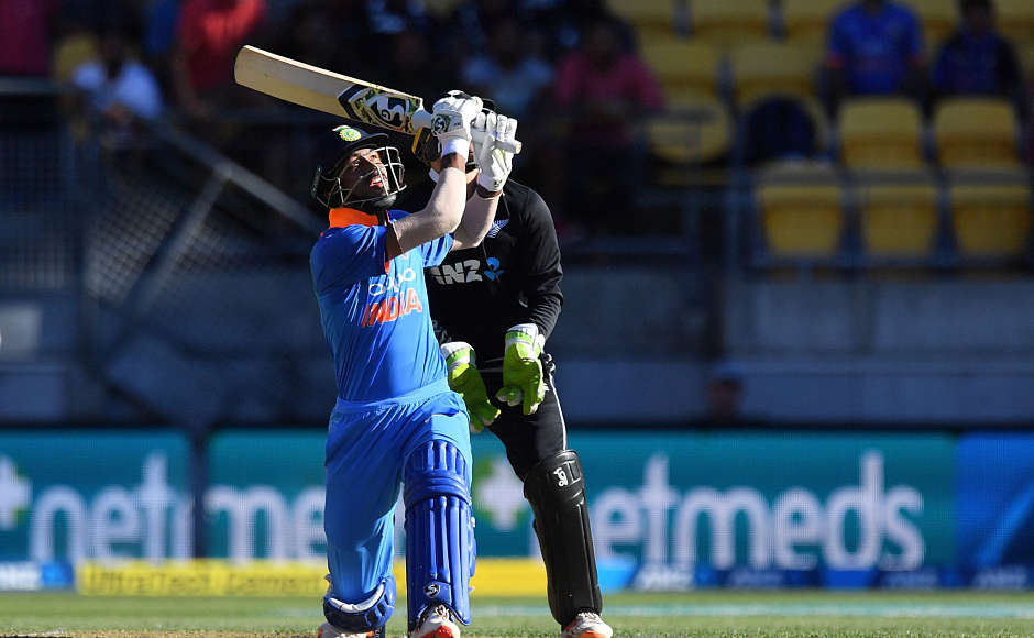 Hardik Pandya came in to bat at No 8 for India and justified why he was held back. He smashed 45 off just 22 balls to take India to 252/10 at the end of the 50 overs. His innings included 2 fours and 5 sixes. AFP Hardik Pandya came in to bat at No 8 for India and justified why he was held back. He smashed 45 off just 22 balls to take India to 252/10 at the end of the 50 overs. His innings included 2 fours and 5 sixes. AFP