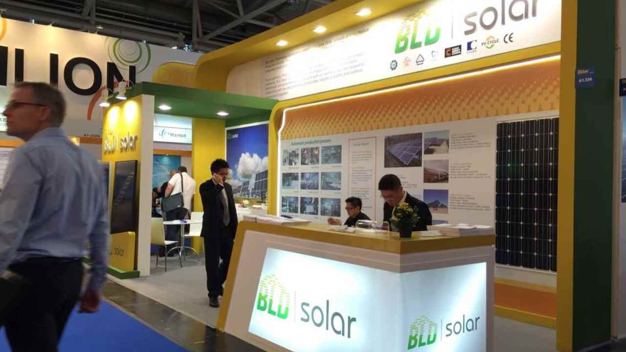 A picture from the 9th Renewable Energy India Expo 2015 Delhi.