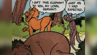 Amar Chitra Katha's dark side: Recalling the morbid story of a jackal who ate an elephant