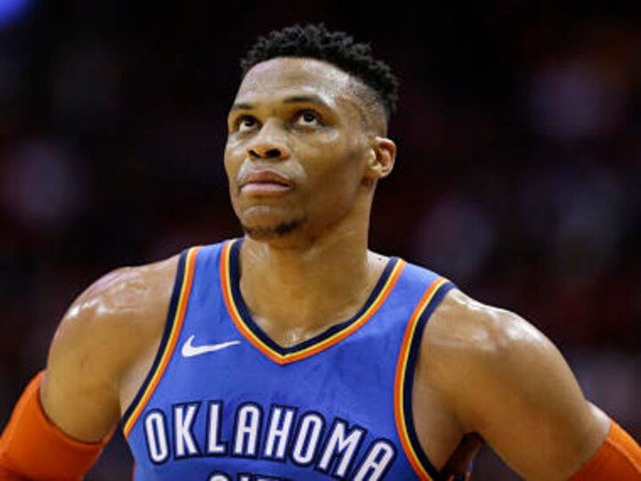 NBA: Russell Westbrook inspires Oklahoma City Thunder to beat Houston Rockets; Los Angeles Clippers stun Boston Celtics