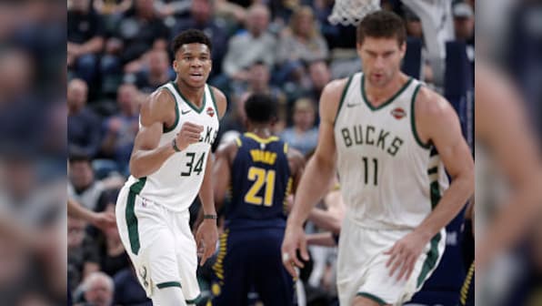 NBA: Giannis Antetokounmpo dominates as Bucks beat Pacers; Warriors lose cool and game against Trail Blazers