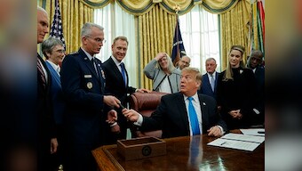 Donald Trump orders creation of Space Force within Air Force; calls it 'next step'