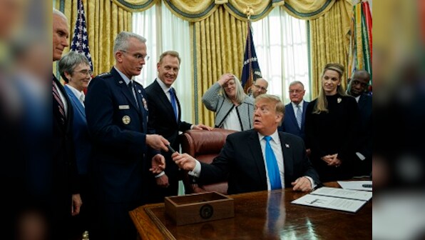 Donald Trump orders creation of Space Force within Air Force; calls it 'next step'