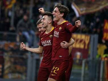 Champions League: AS Roma ride on teenager Nicolo Zaniolo's brace to take slender lead against FC Porto in last-16 tie