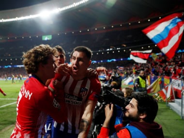 Champions League: Atletico Madrid ride on late goals by Jose Gimenez and Diego Godin to beat Juventus amid VAR drama