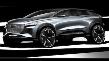 Audi unveils sketches of Q4 e-tron electric vehicle ahead of 2019 Geneva Motor Show