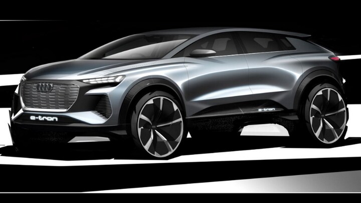 Audi unveils sketches of Q4 e-tron electric vehicle ahead of 2019 Geneva Motor Show