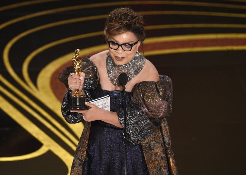 Ruth E. Carter accepts the award for best costume design for 