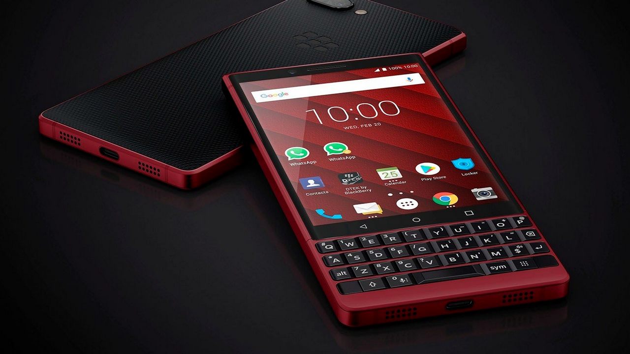Blackberry Key2 Red Variant. Image: BlackBerry