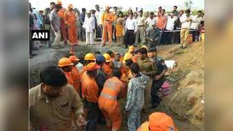 Six-year-old boy rescued from 200-feet-deep borewell after 16-hour rescue operation in Pune