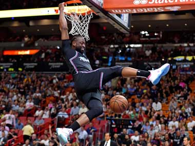 NBA: Dwyane Wade banks last-gasp three-pointer to secure win for Miami; Bucks improve league-best to 47-14 NBA: Dwyane Wade banks last-gasp three-pointer to secure win for Miami; Bucks improve league-best to 47-14