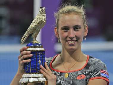 Qatar Open: Elise Mertens exhibits newfound consistency and defensive skills in win over Simona Halep