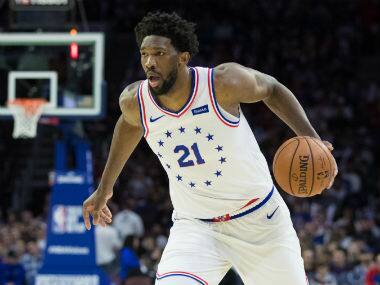 NBA Playoffs 2019: Philadelphia 76ers' Amir Johnson caught on camera showing Joel Embiid cellphone message during loss