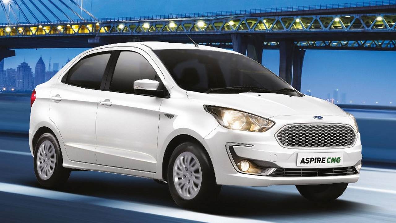 The new Ford Aspire in a CNG variant.