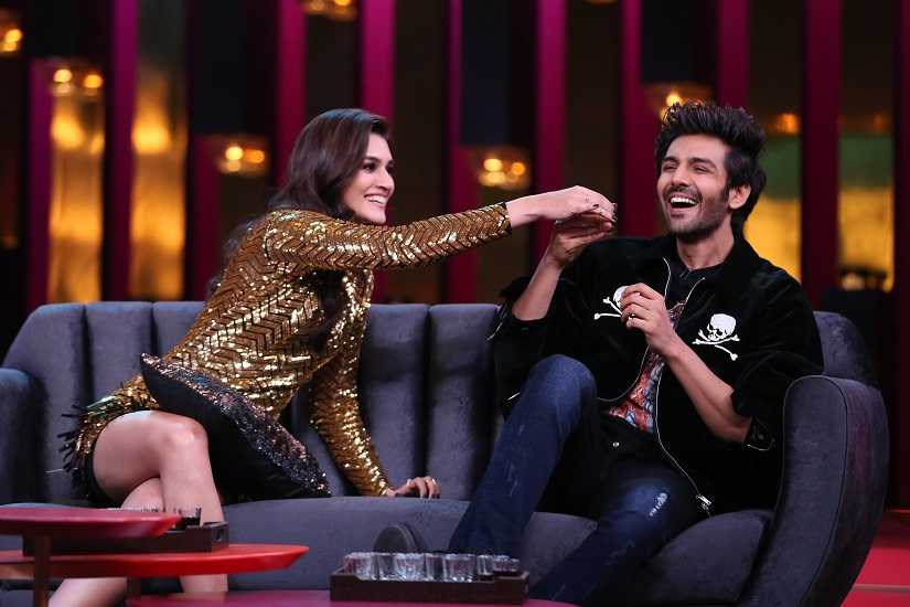 Kriti Sanon and Kartik Aaryan. Star World