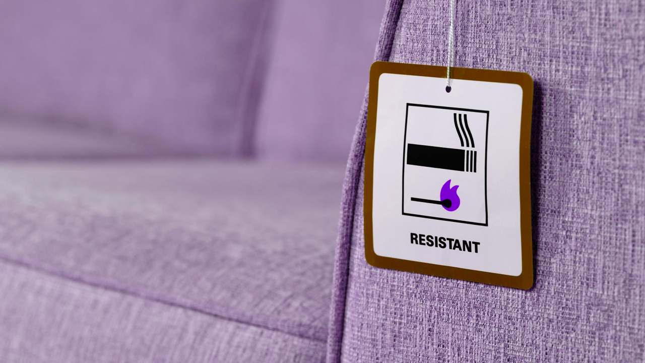 Fire-resistant sofas might not burst to flames, but they could give kids an illness or two. 