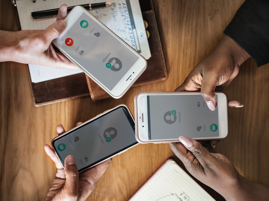 Representative Image of a group conference call.