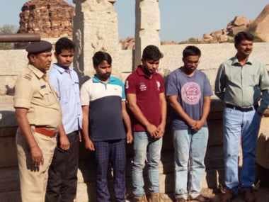 Karnataka court imposes Rs 70,000 fine on Hampi temple vandalisers, orders them to restore pillars under police supervision