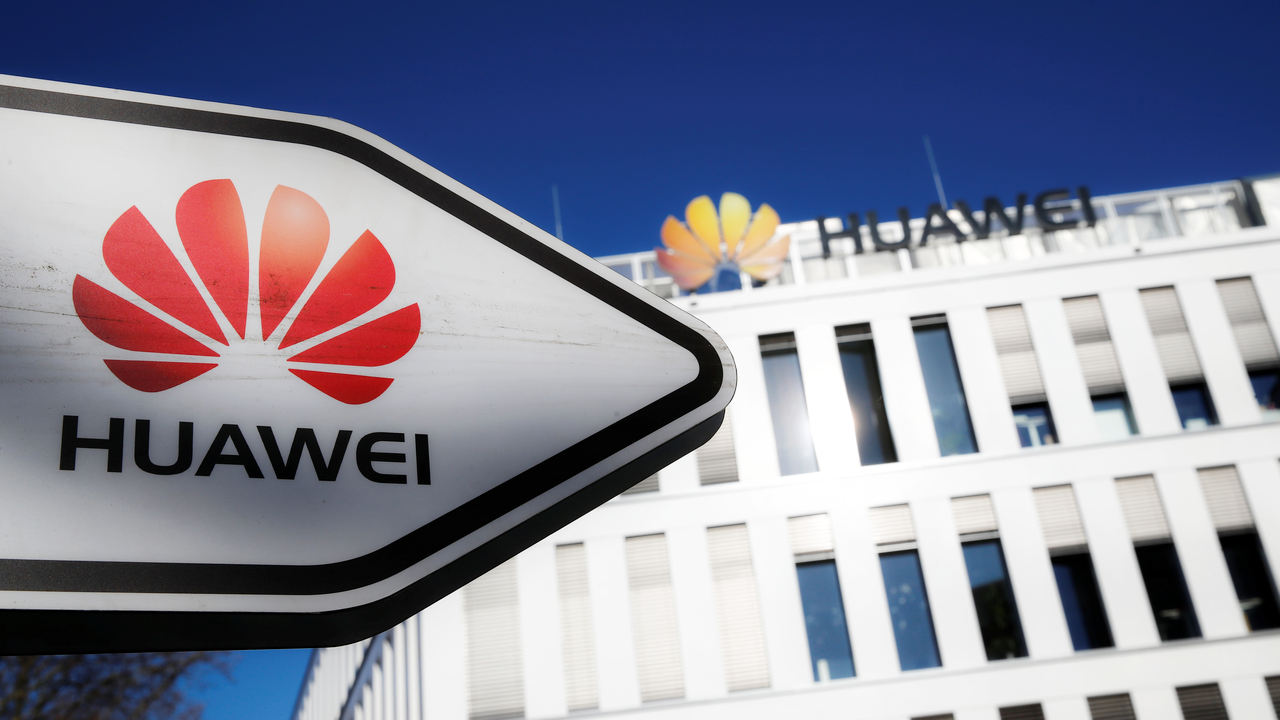 The logo of Huawei Technologies. Image: Reuters