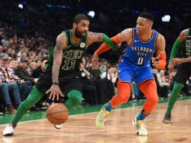 NBA: Kyle Irving steals the show as Celtics snap Thunders winning streak; Raptors thwart struggling Clippers