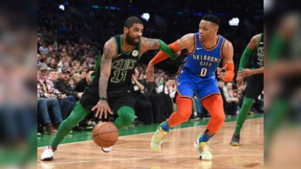 NBA: Kyle Irving steals the show as Celtics snap Thunder's winning streak; Raptors thwart struggling Clippers