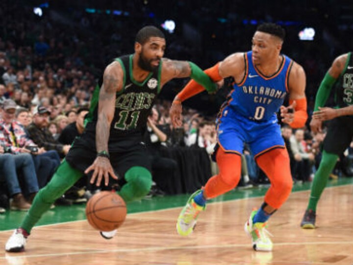 NBA: Kyle Irving steals the show as Celtics snap Thunder's winning streak; Raptors thwart struggling Clippers