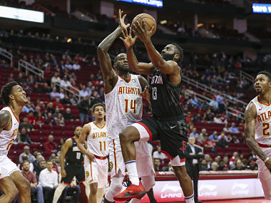 NBA: James Harden's 32-match 30-point scoring streak ends in Rockets' win over Hawks; LeBron James makes history NBA: James Harden's 32-match 30-point scoring streak ends in Rockets' win over Hawks; LeBron James makes history