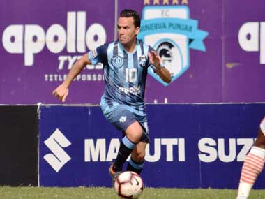 I-League 2018-19: Juan Quero Barraso's sublime strike against NEROCA sees Minerva Punjab end winless run I-League 2018-19: Juan Quero Barraso's sublime strike against NEROCA sees Minerva Punjab end winless run