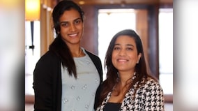 At Lakme Fashion Week 2019, a secret garden-themed footwear line by Misfit Panda features PV Sindhu as showstopper