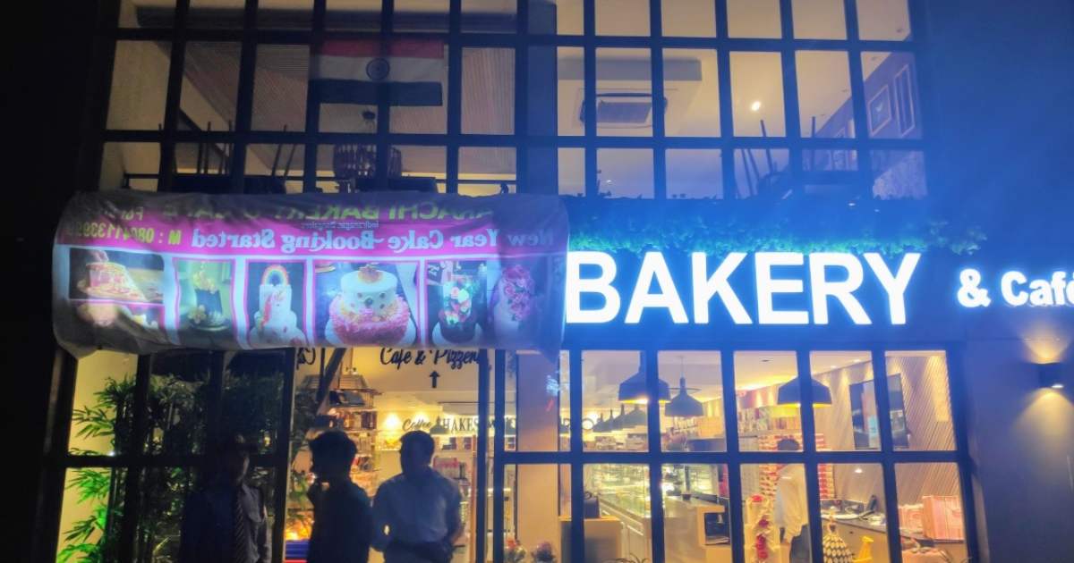 Karachi Bakery in Bengaluru covers half its signboard after protests