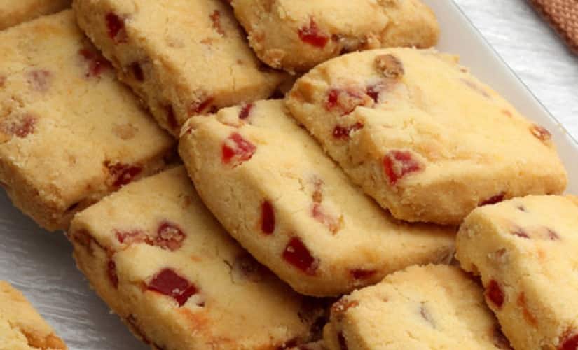 The famous Karachi fruit biscuits.