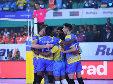 Pro Volleyball League: Kochi Blue Spikers beat U Mumba Volley 4-1 in opening match of newly-launched league Pro Volleyball League: Kochi Blue Spikers beat U Mumba Volley 4-1 in opening match of newly-launched league