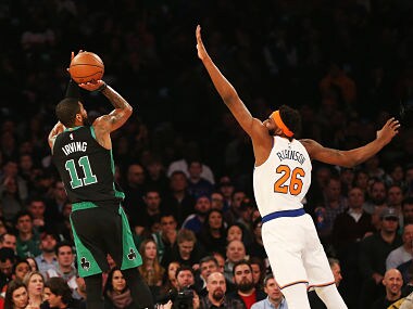 NBA: Kyrie Irving stars in Celtics win over Knicks; Paul George nets 43 points against Heat to extend Thunders winning streak