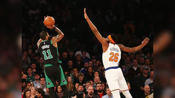 NBA: Kyrie Irving stars in Celtics' win over Knicks; Paul George nets 43 points against Heat to extend Thunder's winning streak