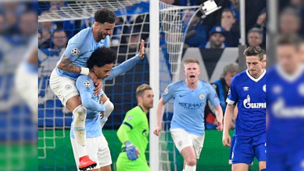 Champions League: Leroy Sane sorry for stunning free-kick against 'former love' Schalke in Manchester City's win