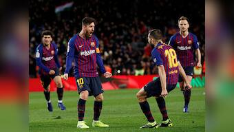 La Liga: Lionel Messi scores in ninth consecutive match as his brace earns Barcelona comeback draw against Valencia