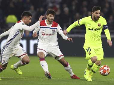 Champions League: Lyon frustrate wasteful Barcelona to earn a goalless draw in first leg of last-16 clash Champions League: Lyon frustrate wasteful Barcelona to earn a goalless draw in first leg of last-16 clash