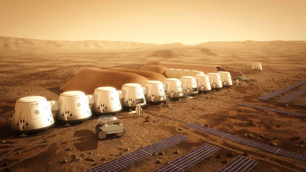 An illustration of the proposed Mars colony. Image courtesy: Mars One