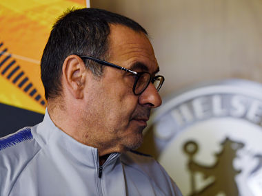 Europa League: Maurizio Sarri believes he can avoid being sacked if Chelsea mount sustained winning run Europa League: Maurizio Sarri believes he can avoid being sacked if Chelsea mount sustained winning run