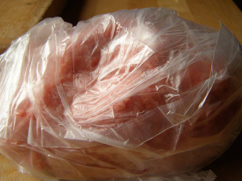 Meat is one of the hardest foods to package without plastic. Flickr