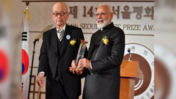 Narendra Modi receives Seoul Peace Prize, says time for all like-minded nations to join hands to combat terror