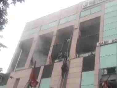 Massive fire breaks out at Noida's Metro Hospital; at least 40 patients evacuated so far, many more feared trapped