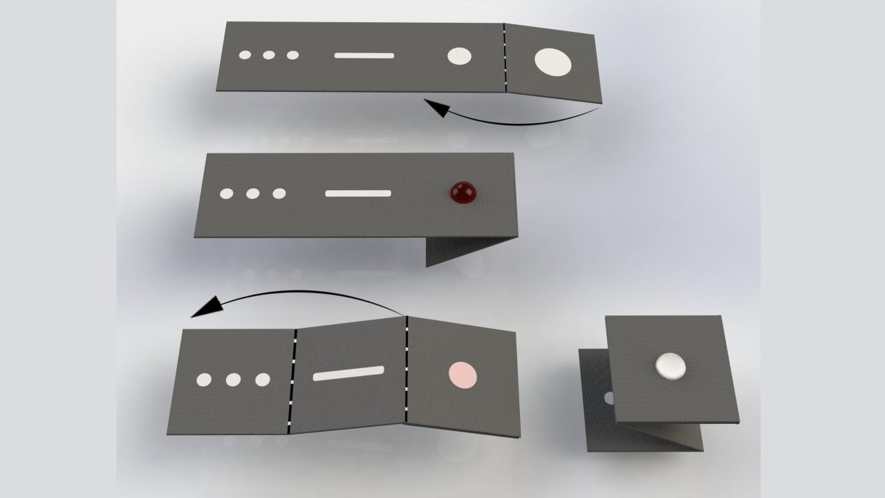 Simple, low-cost origami device to diagnose malaria ...