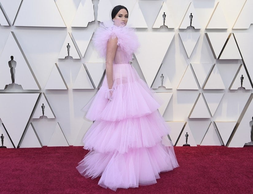 Kacey Musgraves arriving at the Oscars in Los Angeles. The Associated Press/ Richard Shotwell