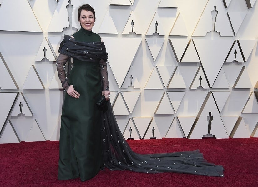 Olivia Coleman, nominated for her role in The Favourite at the red carpet. The Associated Press/ Richard Shotwell