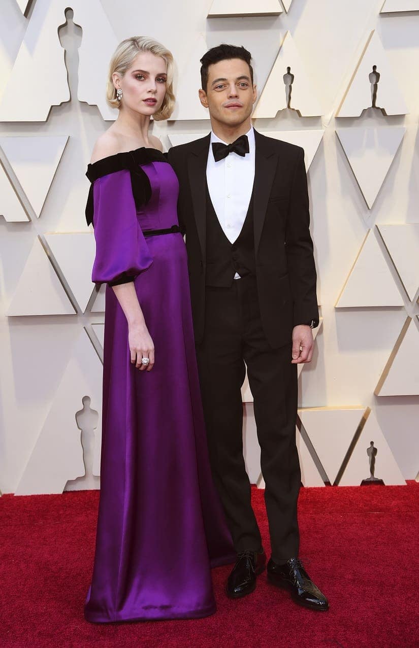Bohemian Rhapsody stars Lucy Boynton and Rami Malek at the red carpet in Los Angeles. The Associated Press/ Richard Shotwell