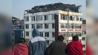 Delhi hotel fire: Two of three people who jumped off building dead; Myanmar national survives with fractured leg